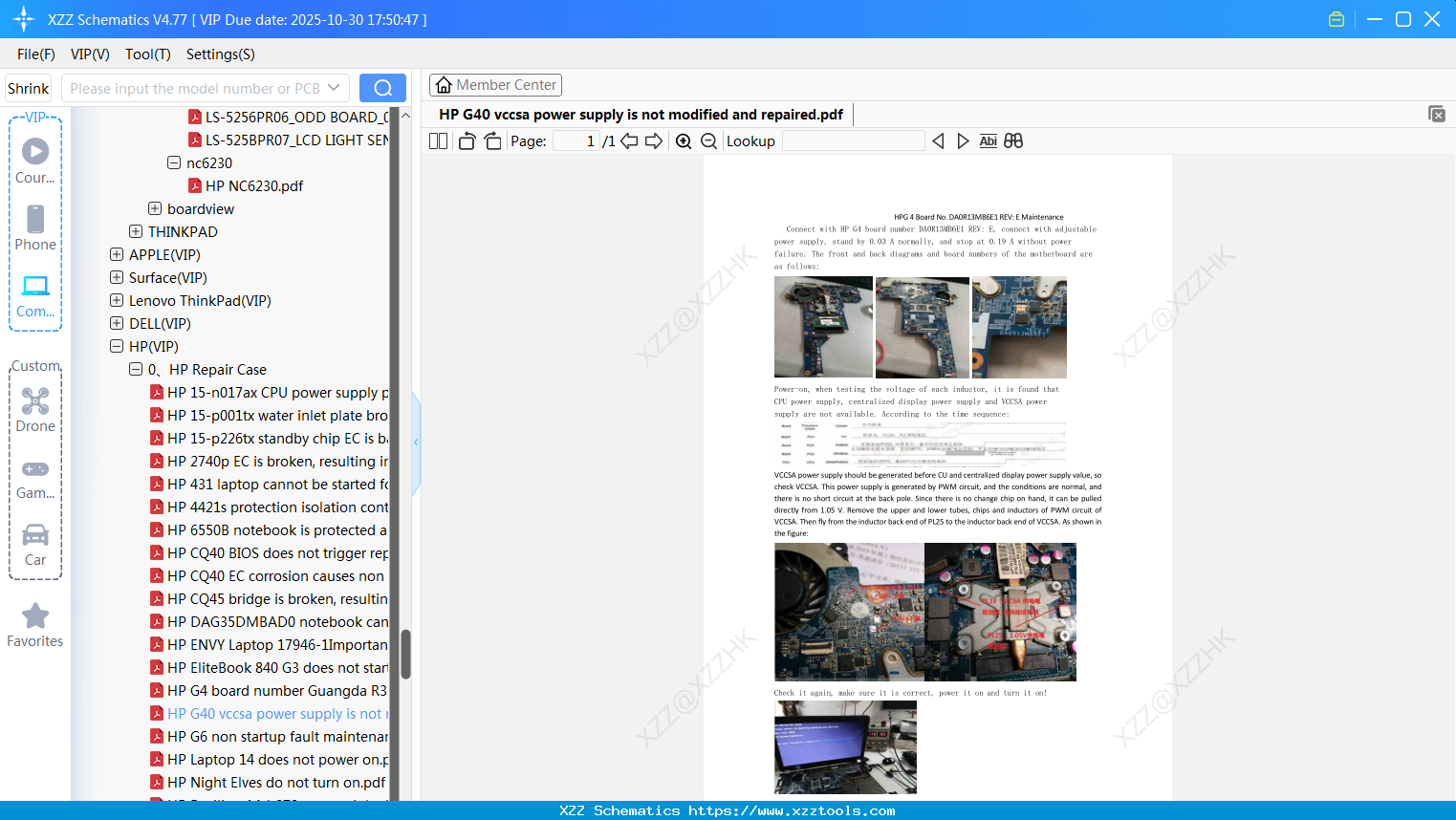 Laptop HP G40 Vccsa Power Supply Is Not Modified And Repaired
